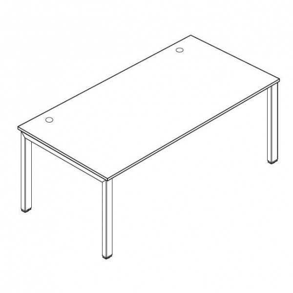 Schreibtisch 4-Fuß Comfort MULTI M 160 x 80 x 62-82 cm