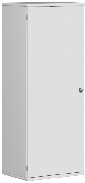 Garderobenschrank mit ausziehbarem Garderobenhalter 60 x 42 x 154 cm Lichtgrau