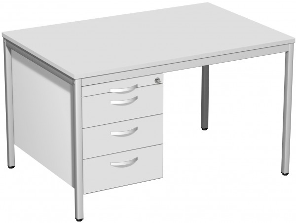 Schreibtisch mit Hängecontainer 120 x 80 cm