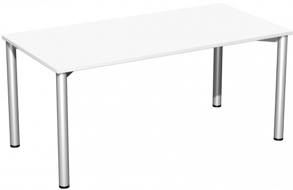 Konferenztisch 4 Fuß-Rundrohrgestell 160 x 80 x 72 cm