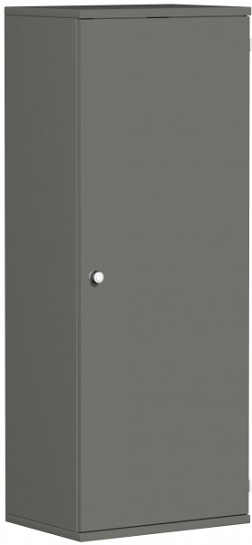 Garderobenschrank mit ausziehbarem Garderobenhalter 60 x 42 x 154 cm Graphit
