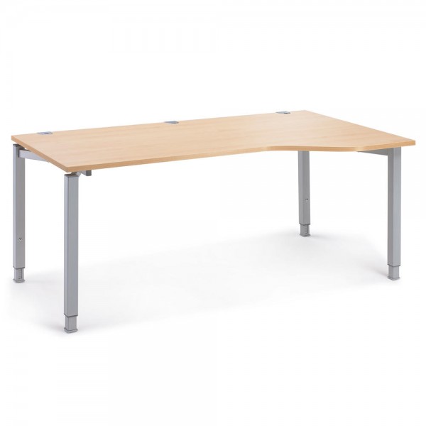 Schreibtisch Freiform CONCEPT MODUL 180x80/100x68-82 cm