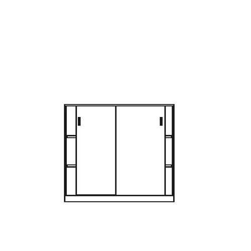 Schiebetürenschrank CONCEPT MODUL 120x116x42 cm