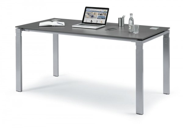 Schreibtisch 4-Fuß Comfort EVO 120x80x73-85,5 cm