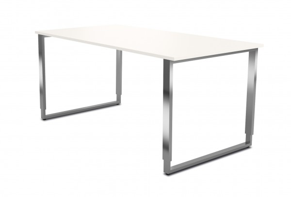 Schreibtisch Aveto, 160x80x68-82 cm, Bügelgestell