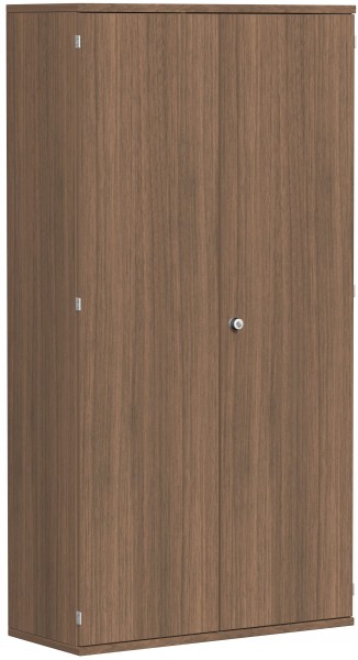 Garderobenschrank mit ausziehbarem Garderobenhalter 100 x 42 x 192 cm Nussbaum