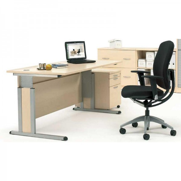 Schreibtisch Comfort MULTI M 120 x 80 x 62-82 cm