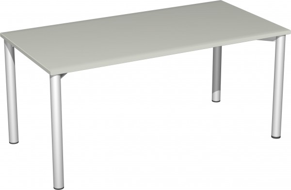 Konferenztisch Rundfuß 160 x 80 cm