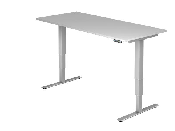 Sitz-Steh-Schreibtisch elektrisch höhenverstellbar 180 x 80 cm