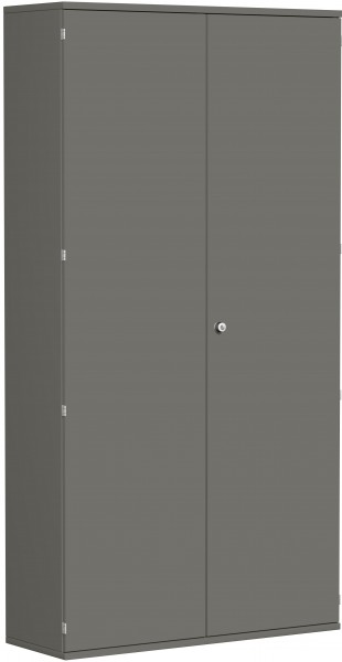 Garderobenschrank mit ausziehbarem Garderobenhalter 120 x 42 x 230 cm Graphit