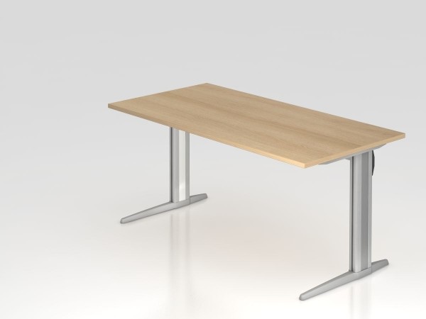 Schreibtisch C-Gestell 160 x 80 cm