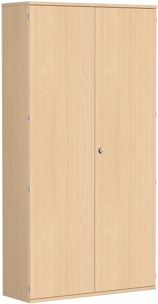 Garderobenschrank mit ausziehbarem Garderobenhalter 120 x 42 x 230 cm Buche