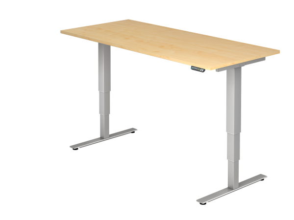Sitz-Steh-Schreibtisch elektrisch höhenverstellbar 180 x 80 cm