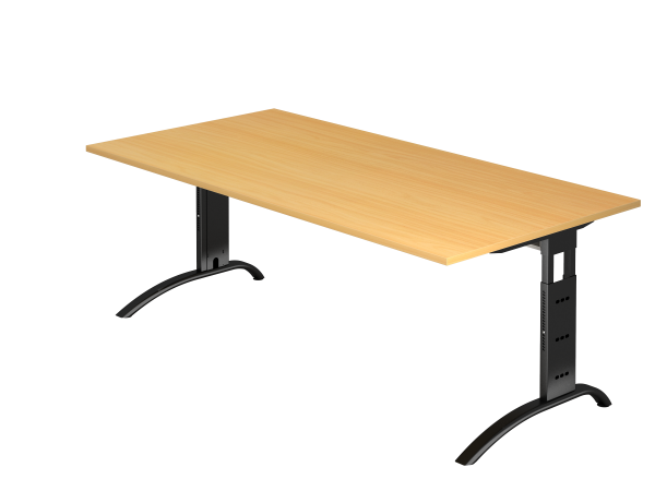 Schreibtisch C-Fuß 200 x 100 cm