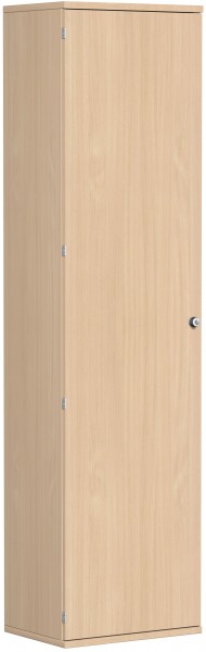 Garderobenschrank mit ausziehbarem Garderobenhalter 60 x 42 x 230 cm Buche
