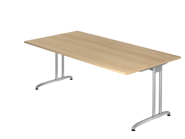 Schreibtisch C-Fuß 200 x 100 cm