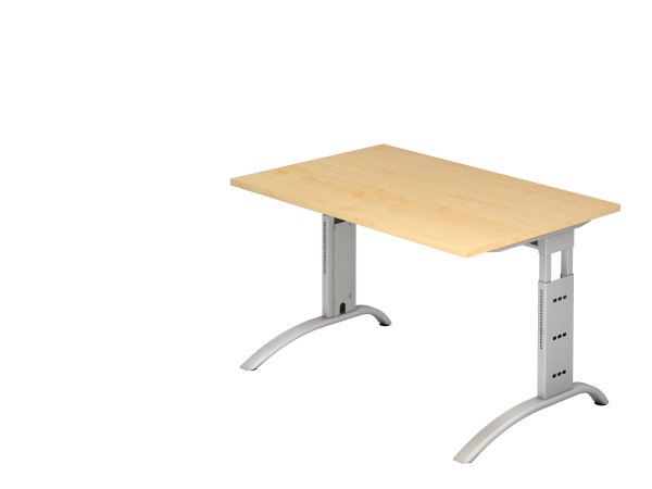 Schreibtisch C-Fuß 120 x 80 cm