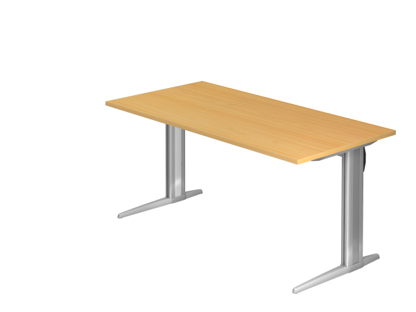 Schreibtisch C-Gestell 160 x 80 cm